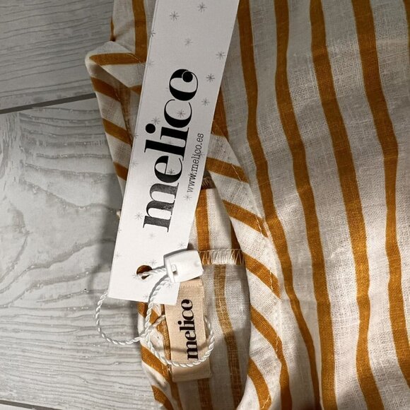 Melico Mustard Striped Dress - Picture 3 of 8